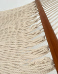Hacienda American Hammock with Thick Mahogany Wood