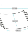 Hacienda American Hammock with Thick Mahogany Wood
