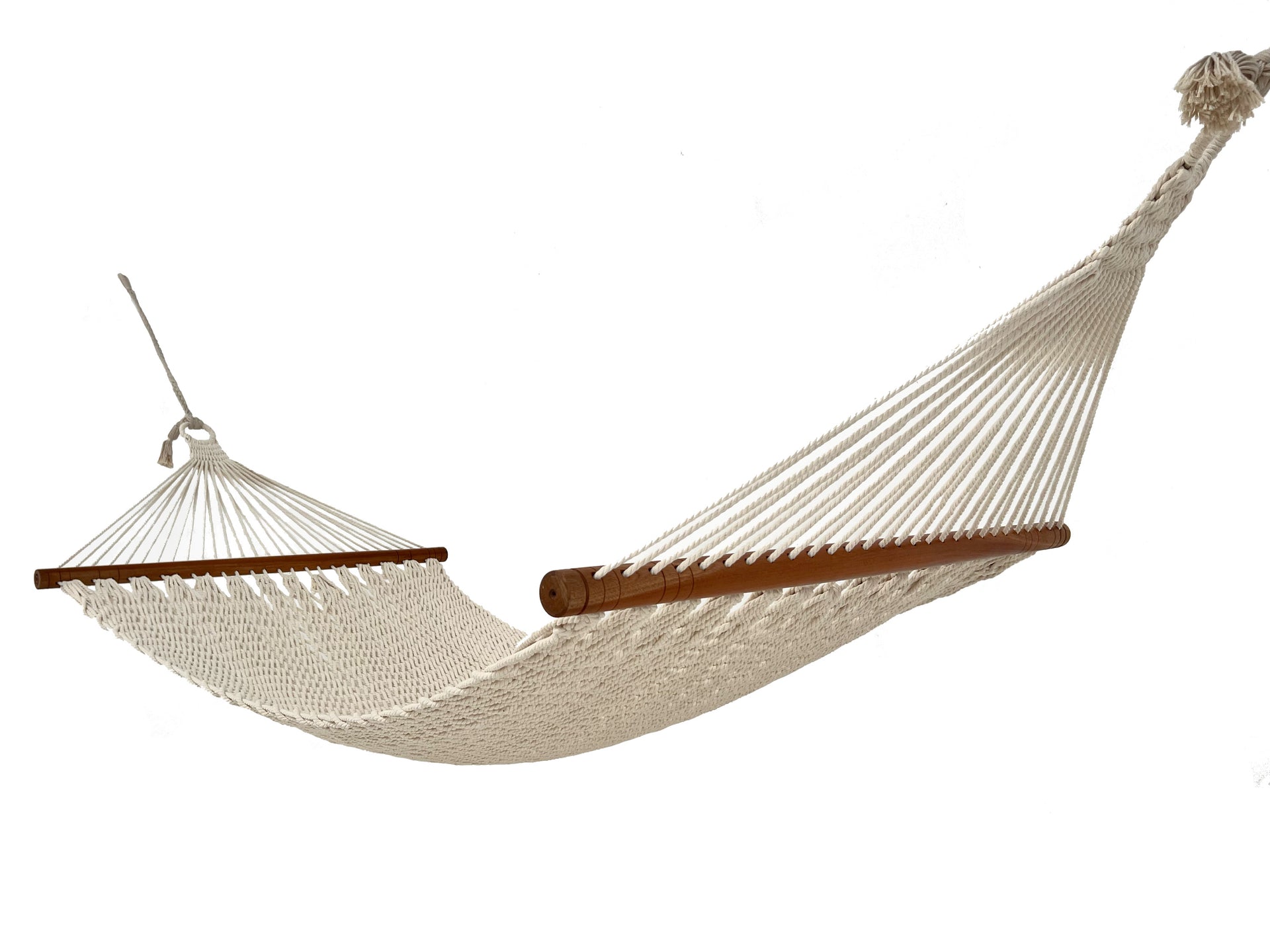 Hacienda American Hammock with Thick Mahogany Wood
