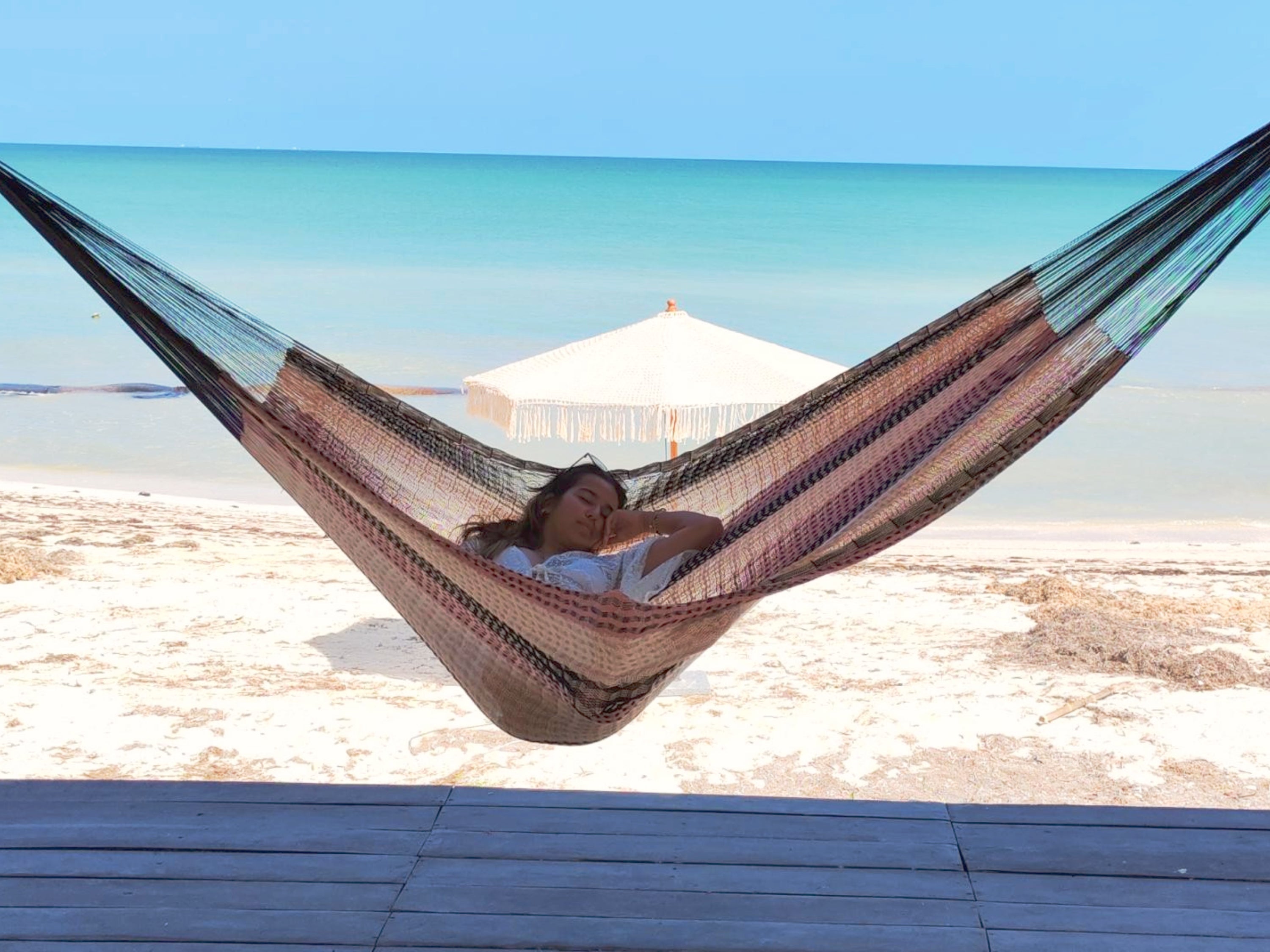 Moka, Matrimonial, Mercerized OSO® Cotton – Cielo Hammocks